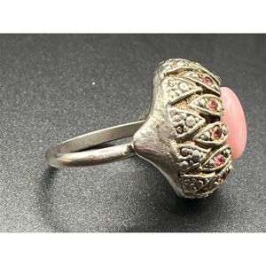 Vintage Pink Opal Adjustable Ring Size 7